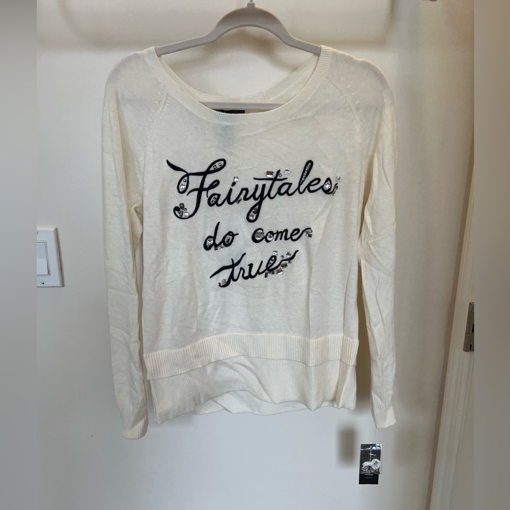 INC INTERNATIONAL CONCEPTS RHINESTONE SWEATER